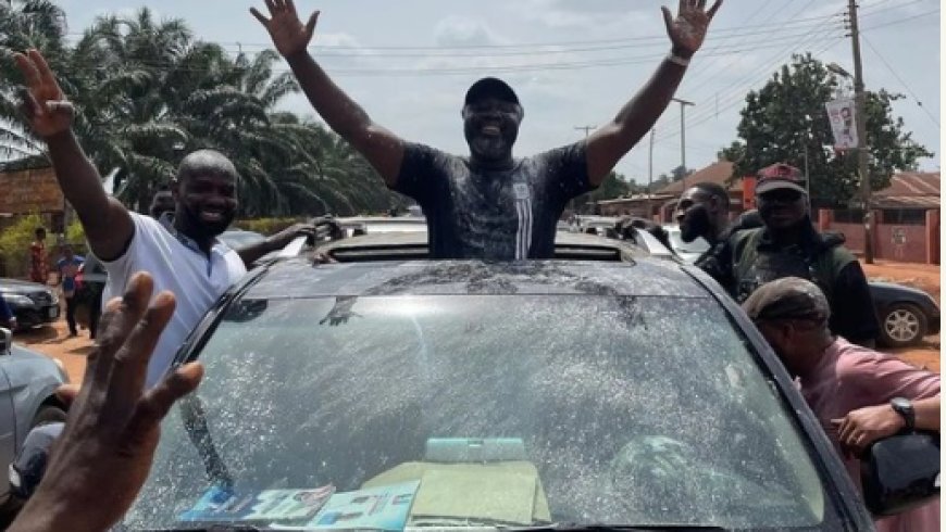 Mercy Johnson's Husband, Prince Odianosen Okojie Wins Reps Seat In Edo