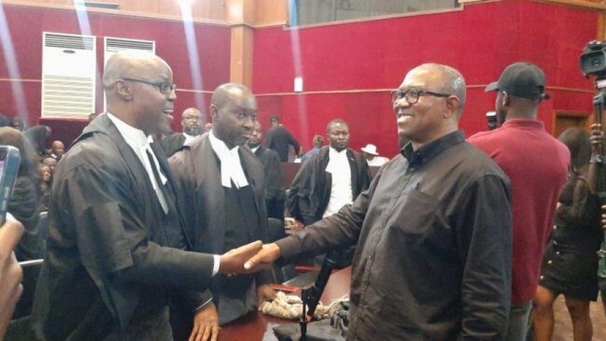 PHOTOS: Obi in court as tribunal rules on INEC’s request to reconfigure BVAS