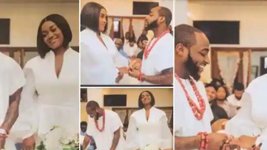 This Is Beautiful”: Reactions as Photos From Davido and Chioma’s Court Wedding Emerge, Clip Goes Viral.