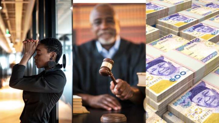 The court orders the wife who divorces her husband after winning N1.5 billion to give him everything.