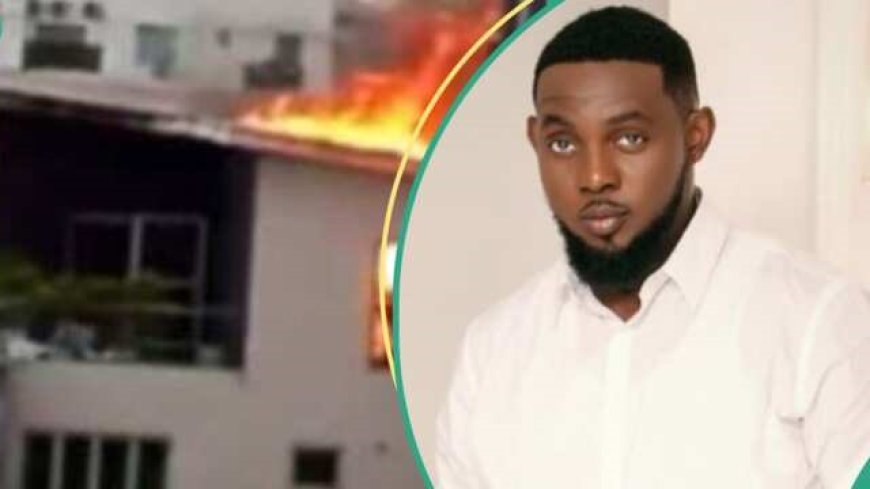 After a fire destroys Lekki Mansion, AY finally speaks up, saying, "The only journey that is impossible is the one you never start."